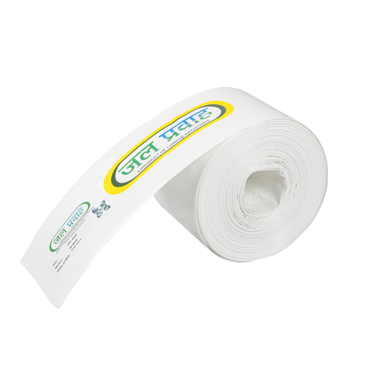 Jal Pravah HDPE Lapeta Tube Pipe 4 inch 45m with Repair Kit